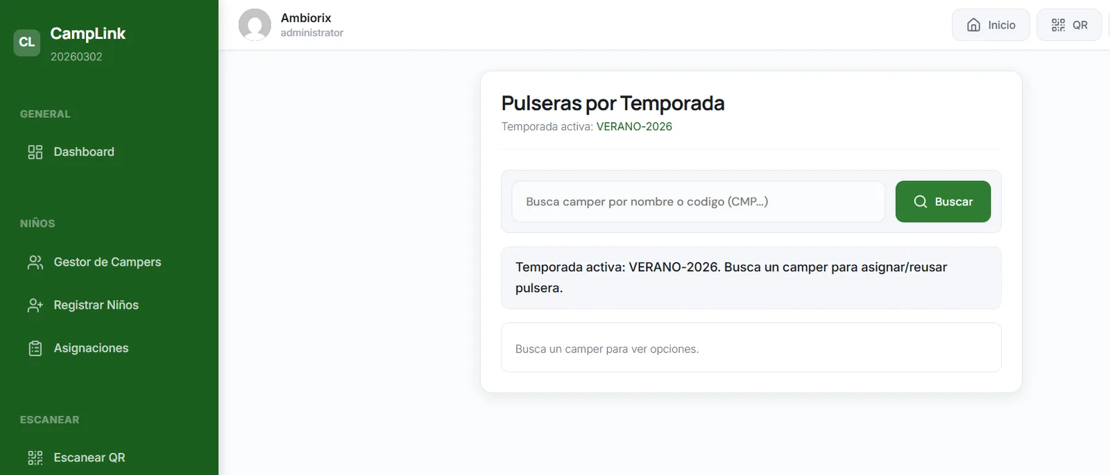 Caso de estudio: CampLink para Constanza Eco Camp